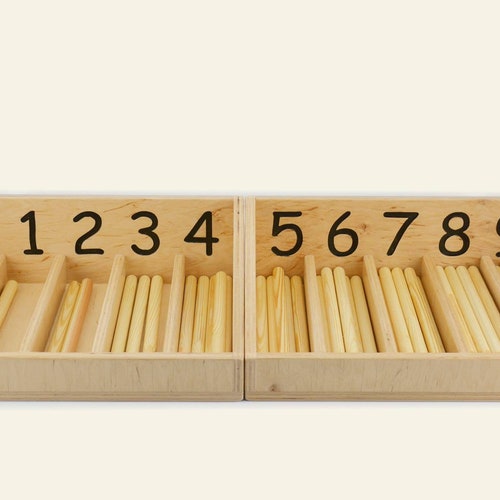 Montessori Wooden Thousand Cube Maths Kids Child Preschool Teaching Aids 
