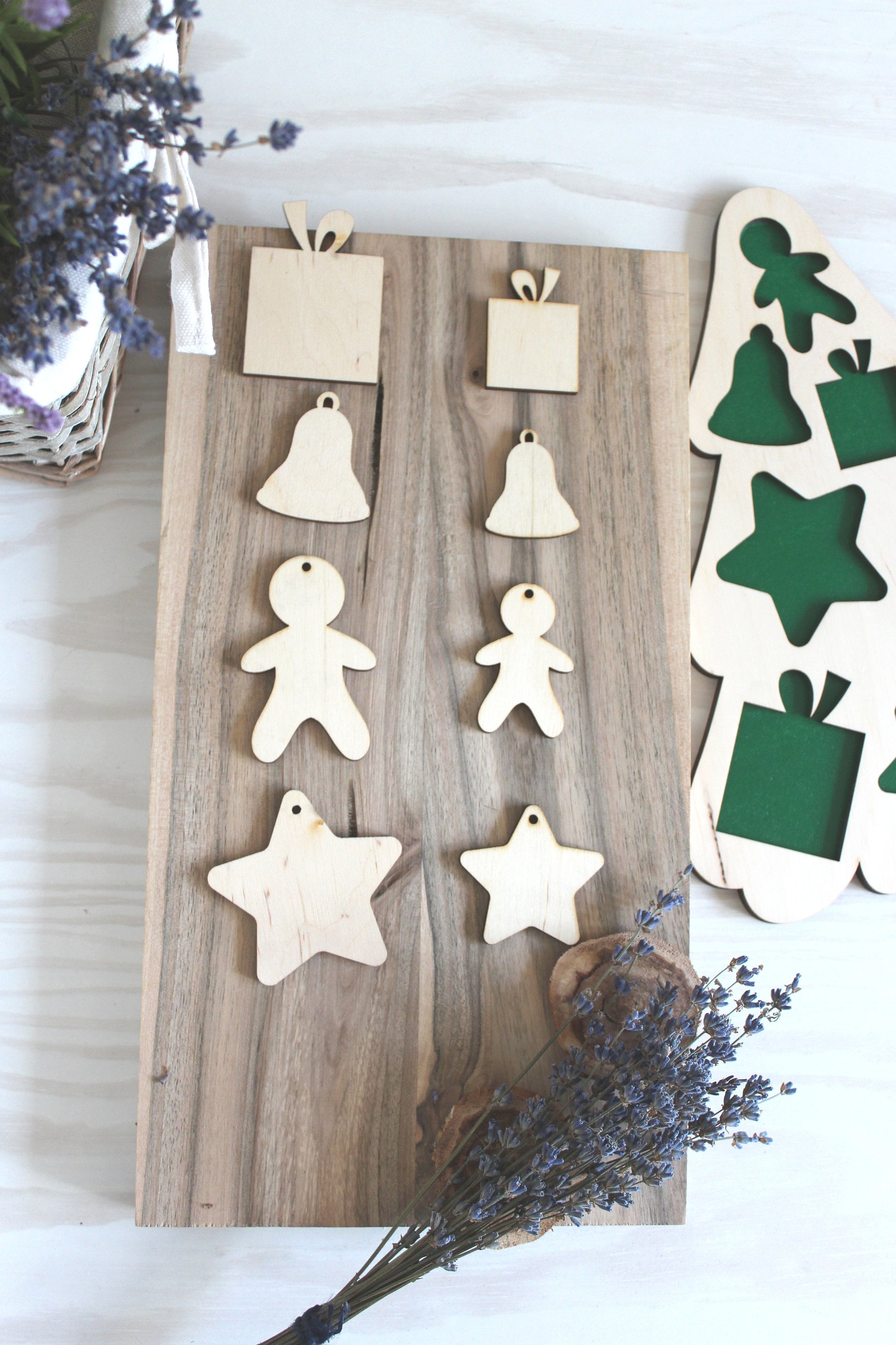 Christmas Gift Wooden Puzzle Christmas Tree Decoration Etsy