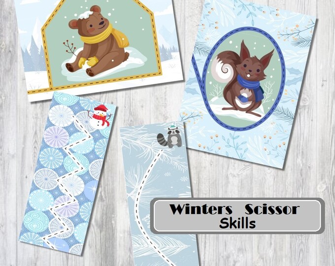 Scissor Skill Worksheets for Kids Practical Life Montessori Cutting Strips Preschool Fine Motor ...