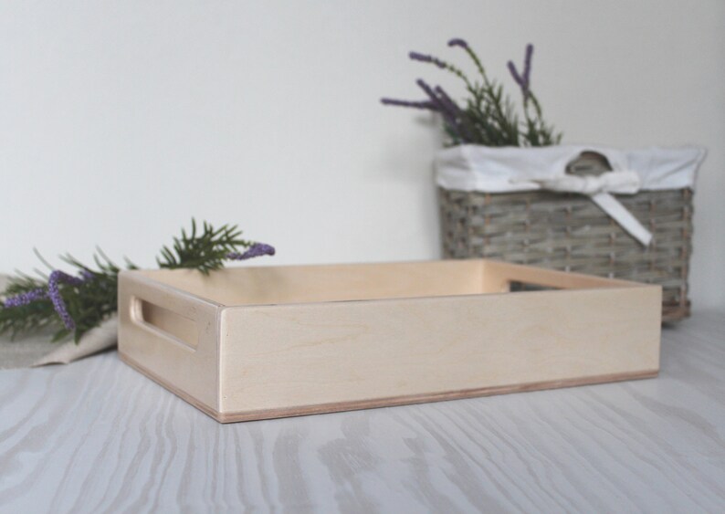 Wooden Trays Montessori Tray Set of Trays Sorting Tray Etsy