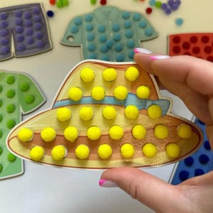 Wooden Clothes Sorting toy, Wooden Dress Up activity, Toddler Homeschool Activities, Seasons and Clothes, Weather Clothing, Montessori toys
