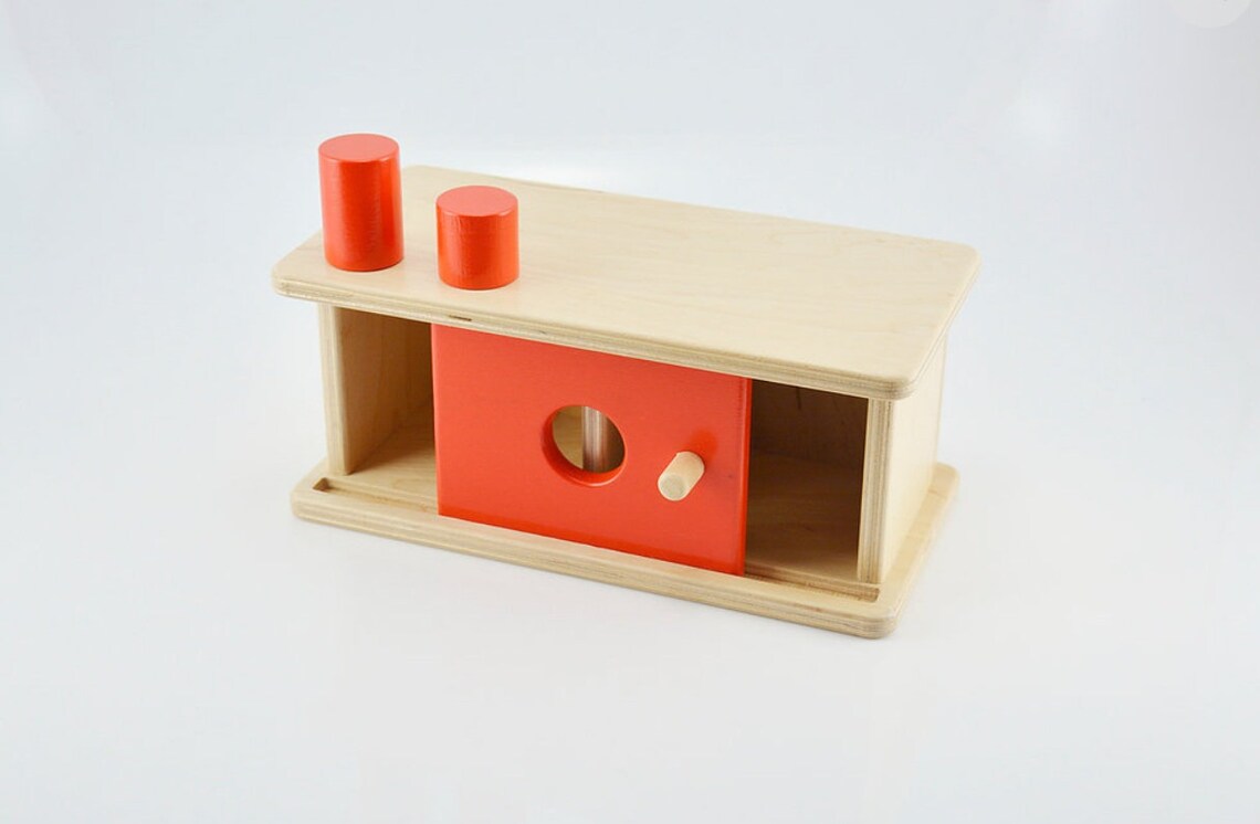 Montessori Toys Montessori Box With Sliding Lid Baby Etsy