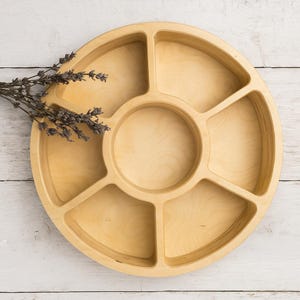 Houten sorteerblad, Tinkerdienblad Montessoriblad Losse onderdelen spelen Opbergvak Opbergdoos Dienblad Decorbladen Tafelblad Homeschool