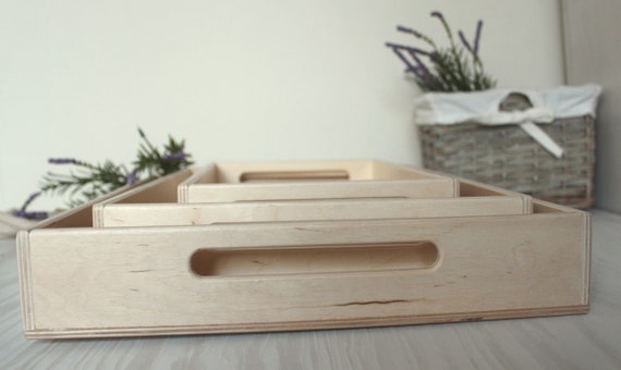 Wooden Trays, Montessori Tray, Set of Trays, Sorting Tray, Wooden Trays,  Home Decor, Preschool, Decorative Wooden Tray, Set of Trays -  Norway
