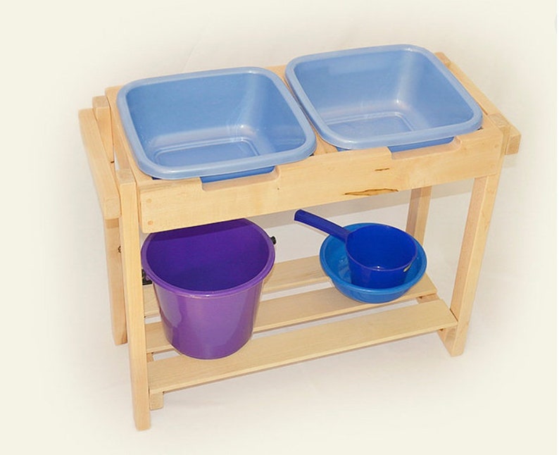Montessori Sensory Sand Water Table Outdoor Indoor Toddler Etsy Canada