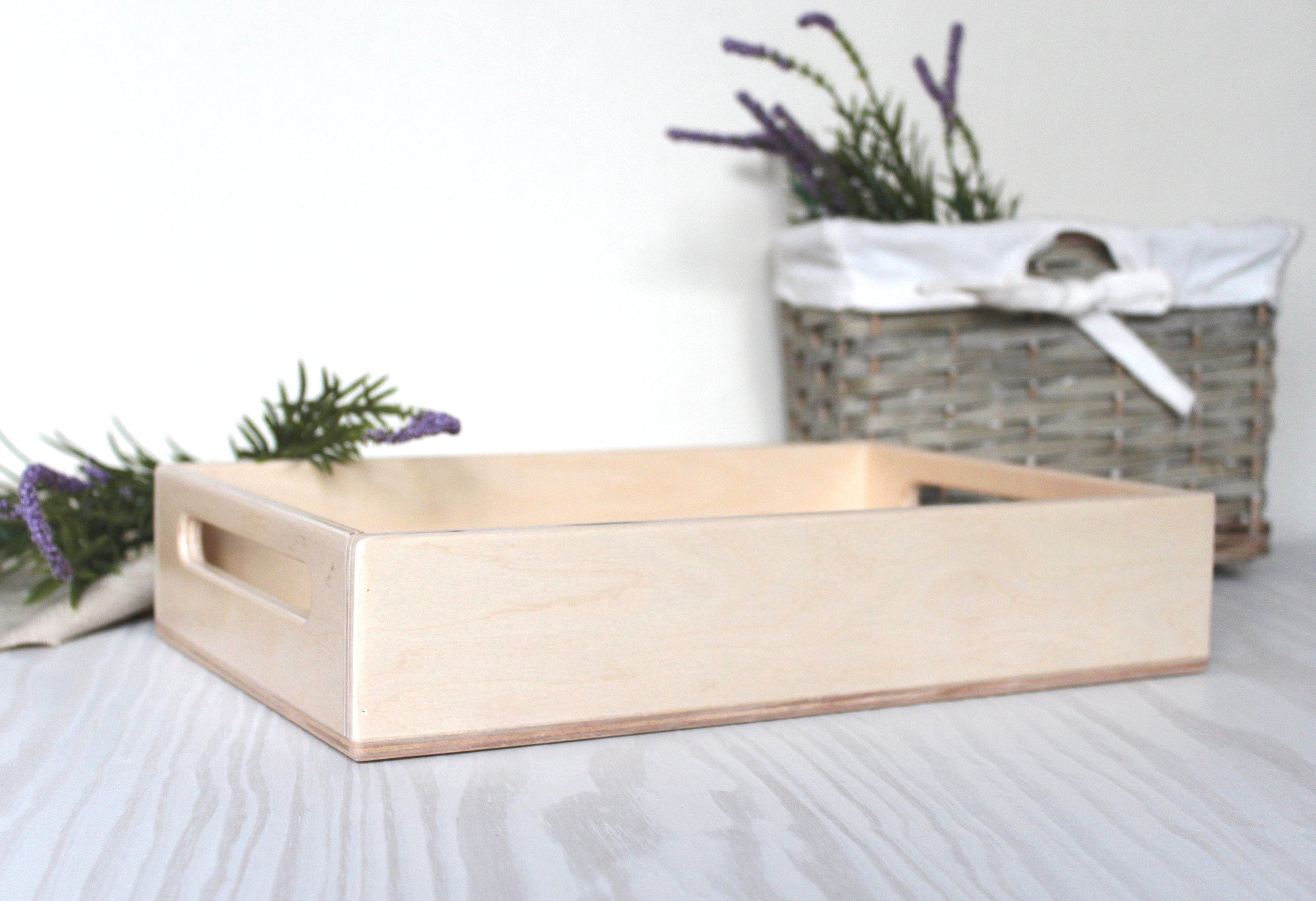 Wooden Tray Montessori Tray Set of Trays Sorting Tray Etsy