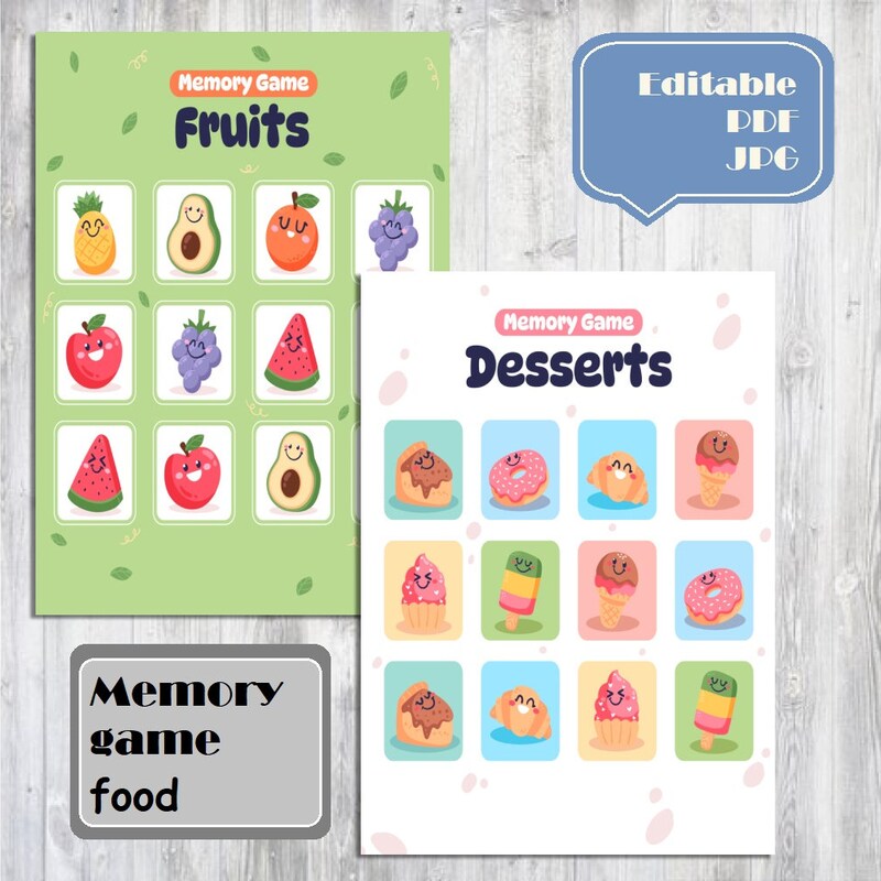Foods for Memory - Etsy