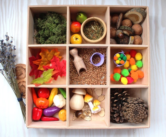 Autumn Sensory Play Kit Fall Loose Parts Play Pumpkin Tinker