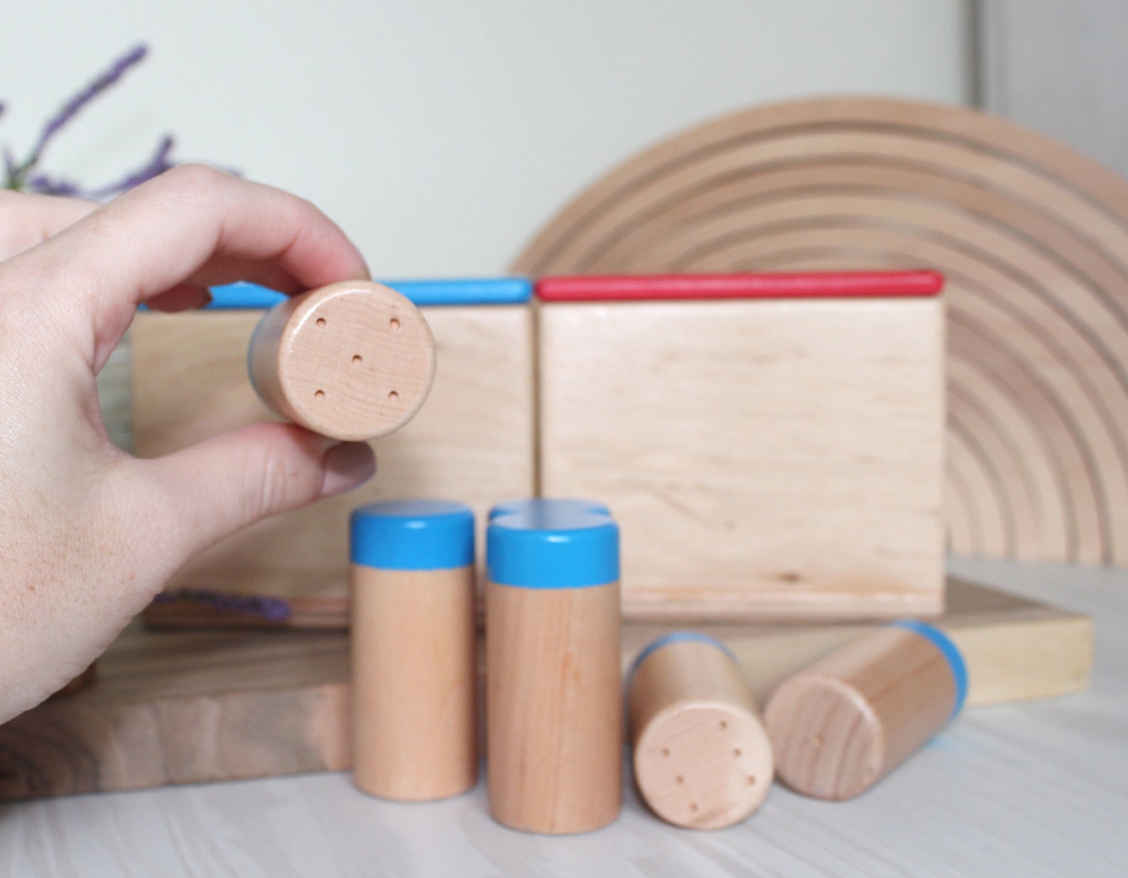 Montessori Sound Boxes Sound Cylinders Box Kids Educational Etsy