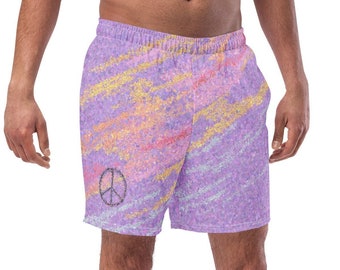 Sunset Peace recycelte Badehose