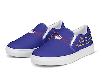 Zapatos de lona sin cordones Bowling Pins para mujer