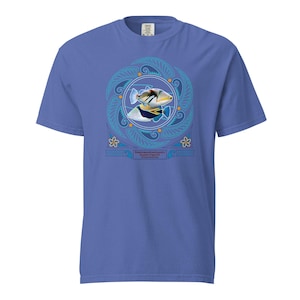 Humuhumunukunukuapuaa unisex plaggfärgad tung t-shirt