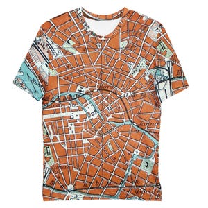 Berlin 1897 Karte Unisex T-Shirt
