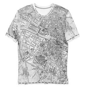 Camiseta Mapa de Paris 1760