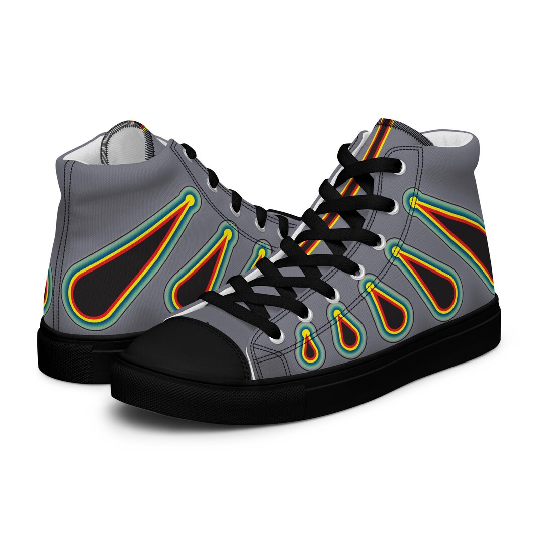 Try Me Malcolm x Black Women's Classic High Top Canvas Shoes