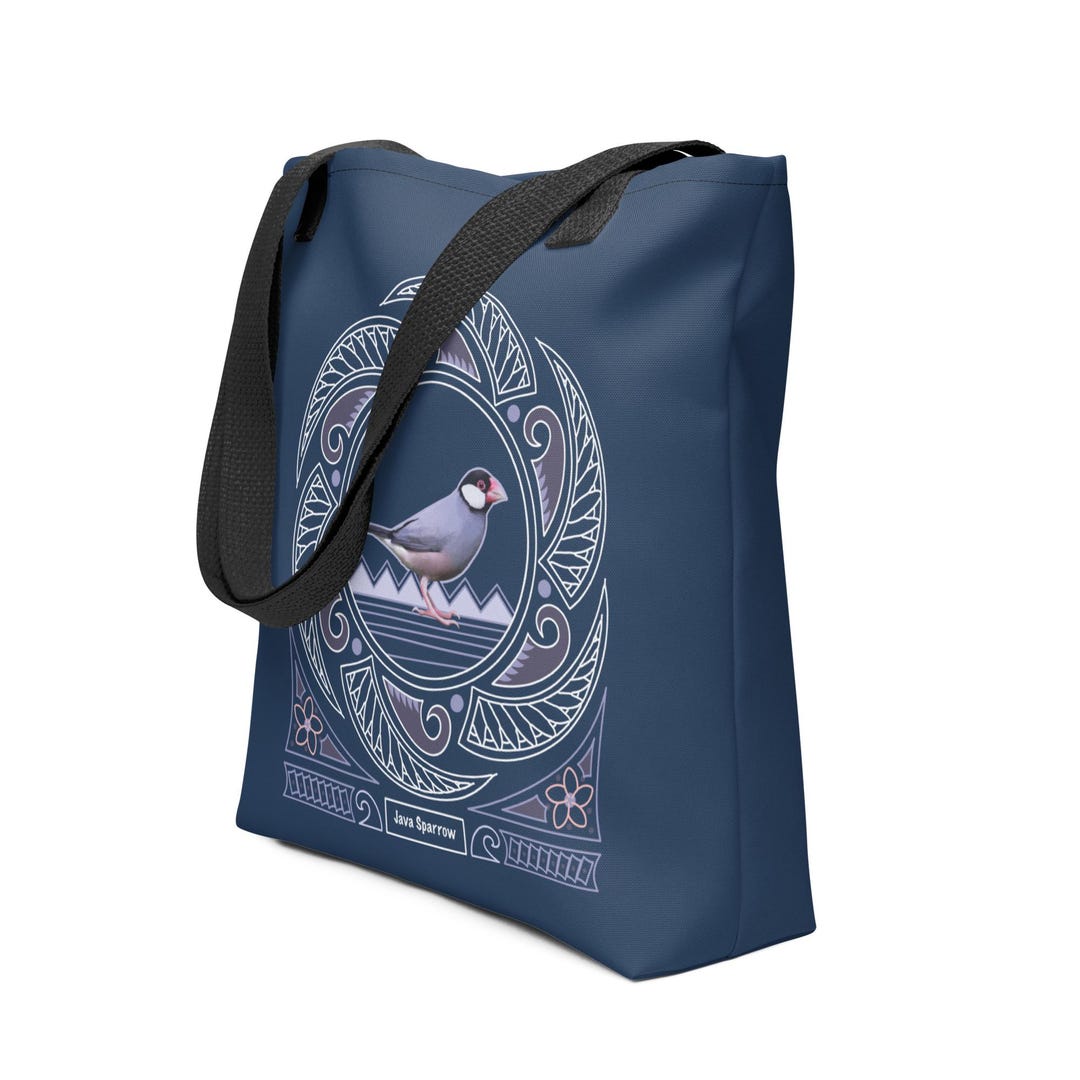 Java Sparrow, Hawaiian Bird Series Tote Bag - Etsy