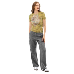 Kathmandu 1970 Map women’s COTTON crew neck t-shirt