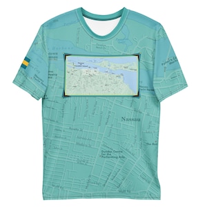 Nassau Map t-shirt