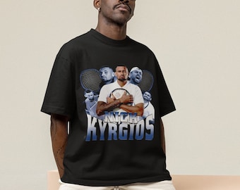 Nick Kyrgios Vintage 90s Bootleg T-Shirt - Tennis Fan Gift