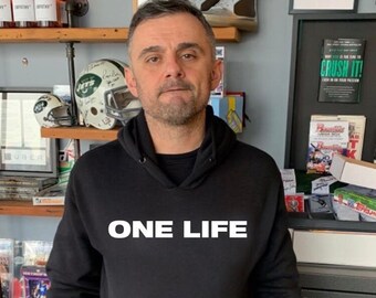 One Life Hoodie: Gary Vee Inspired Motivational Sweatshirt