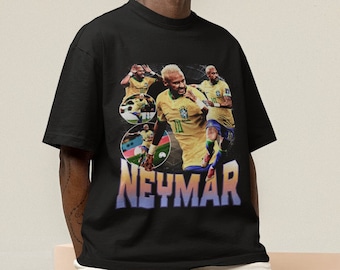 Neymar Vintage Bootleg Shirt: Retro Football Tee