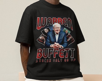 Warren Buffett T-Shirt: Vintage Style Bootleg Tee - Motivational Shirt