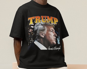 Vintage Donald Trump Bootleg T-Shirt: Retro 90s Political Tee