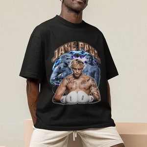 Jake Paul Vintage Bootleg Rap Shirt - Retro 90s Boxing Tee - Celebrity Fan Gift - Iconic Jake Paul Classic Celebrity T-Shirt Boxing champion