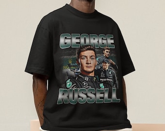 George Russell T-Shirt: Vintage 90s Bootleg Formula 1 Tee