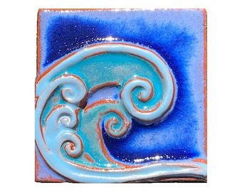 Handmade Small Wave Tile