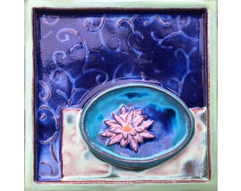 Handmade Ceramic Still Life - Lotus