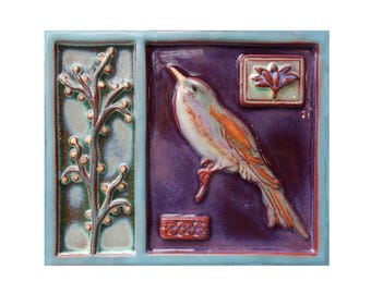 Handmade Ceramic Bird of Fancy - Twig