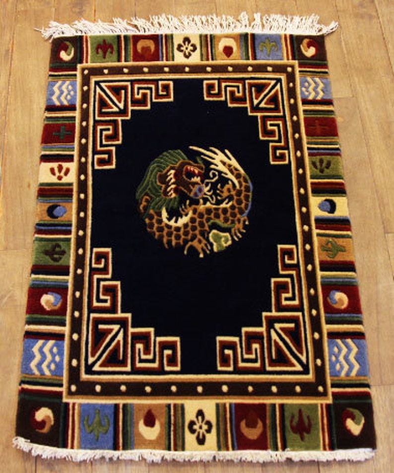Handmade Nepali Tibetan Carpet with Zodiac SignA Classic Etsy