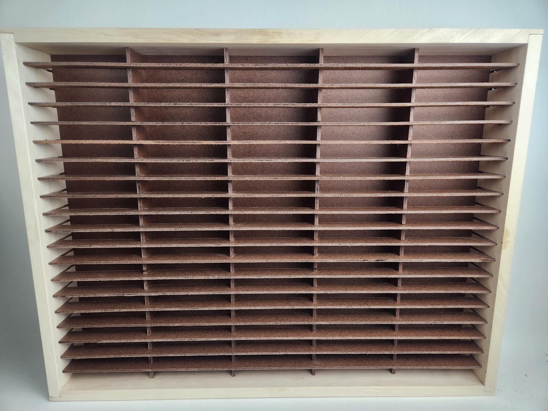Cassette Tape Storage Rack 64 & 100 Slot ~ New ~ Napa Valley Style Wood ...