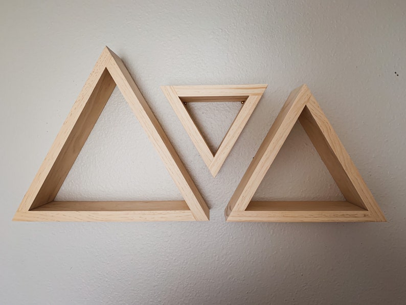 Triangle Shelves Etsy