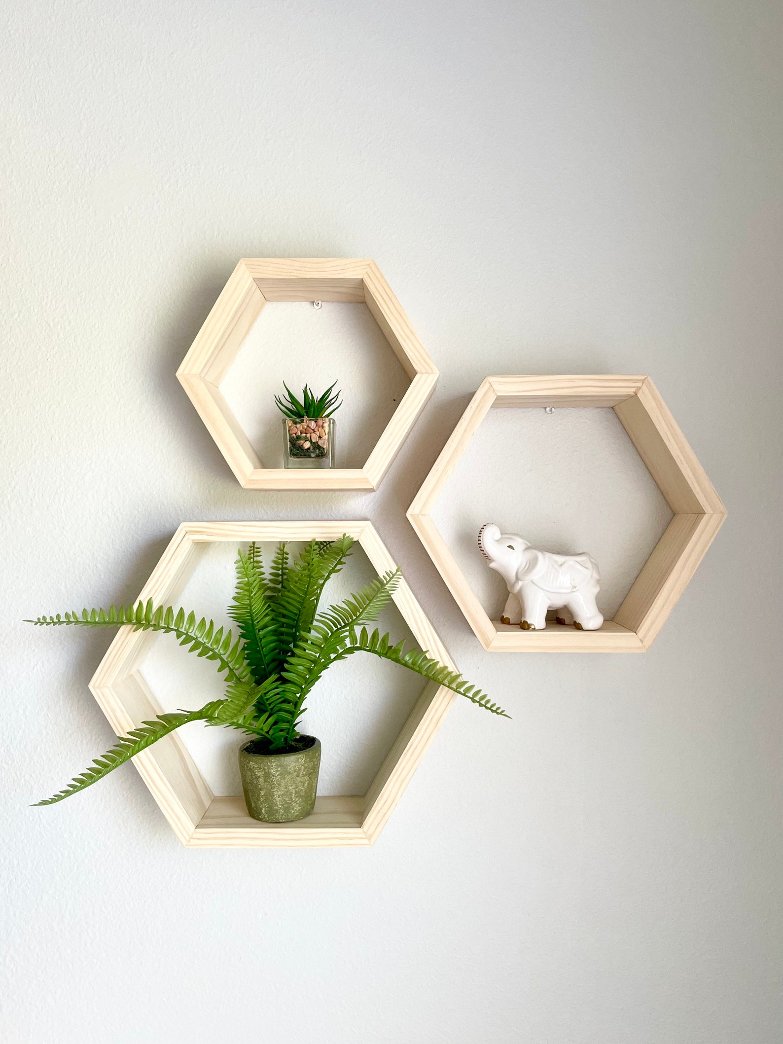 Hexagon Shelves Etsy
