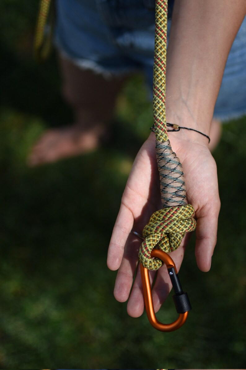 Dog Leash made from Recycled Climbing Rope Proceeds to local Etsy