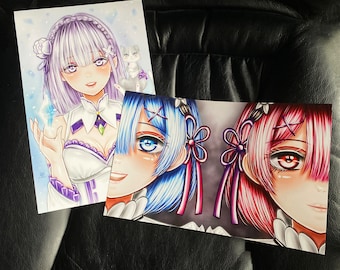 RE-ZER0_Anime - Prints (Holographic)
