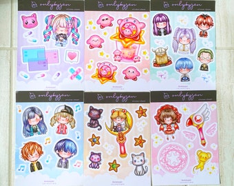 STICKER SHEETS - Cute Styles!