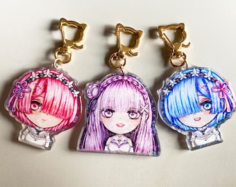 RE-ZER0_Anime Charms (Holographic)