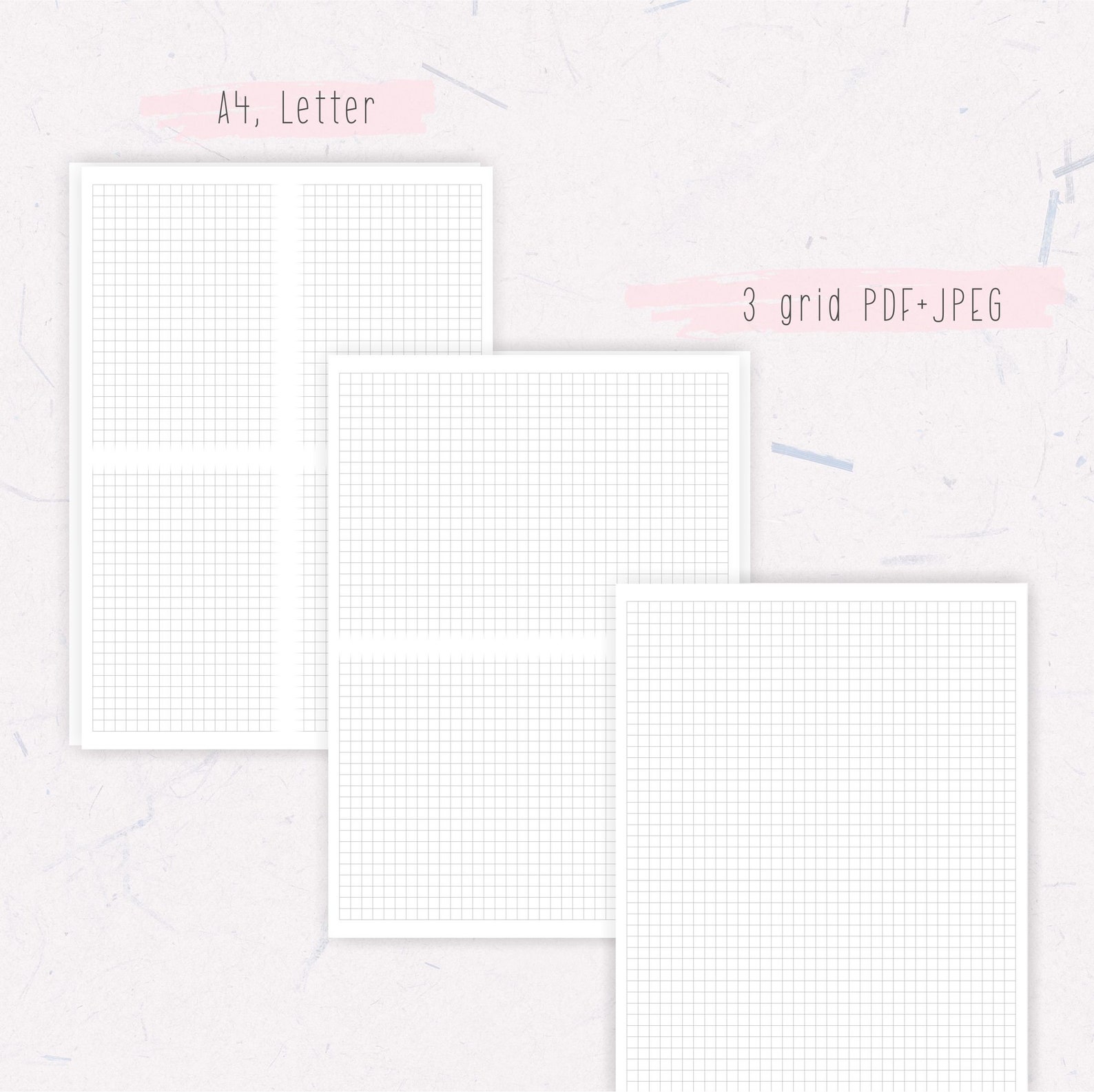 dot grid lined paper a4 us letter size printable writing