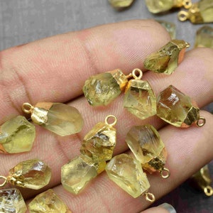 天然グリーンアメジストペンダント、宝石金メッキペンダント、生グリーンアメジストネックレス、ルースラフストーンペンダント、グリーンアメジスト生ジュエリー