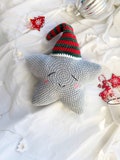 Crochet Star pillow pattern: amigurumi plush toy (PDF download). DIY decorative cushion for nursery