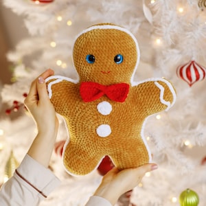 Lebkuchen-Amigurumi Häkelanleitung: Weihnachtsanhänger (PDF-Datei)