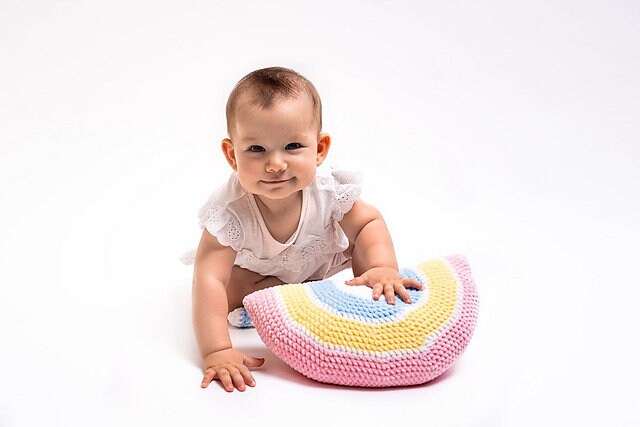 Crochet Plush Pattern of the Rainbow Pillow for Kids Room Decor / Amigurumi  Pattern / Crochet Cushion / Nursery Decor / Plushie Pattern 