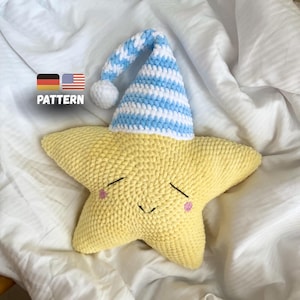 Amigurumi pattern. Star crochet pattern. Crochet star pillow. Crochet plushies. Easy crochet pattern. DIY baby shower gift. Handmade pillow