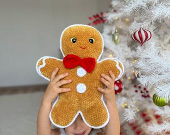Modèle au crochet amigurumi en pain d'épice : décoration de Noël (fichier PDF)