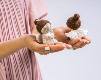 Crochet Angel Amigurumi Pattern: DIY Christmas Ornament (PDF Pattern)