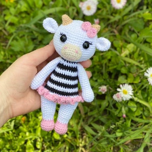 Сow crochet pattern / Amigurumi doll pattern / Crochet animals / Amigurumi animals / Cow toy pattern /Crochet patterns /Farm animal/ Crochet