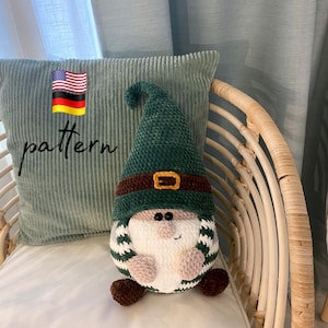 Gnome Crochet Pattern: Christmas Amigurumi Plush Toy (PDF Pattern)